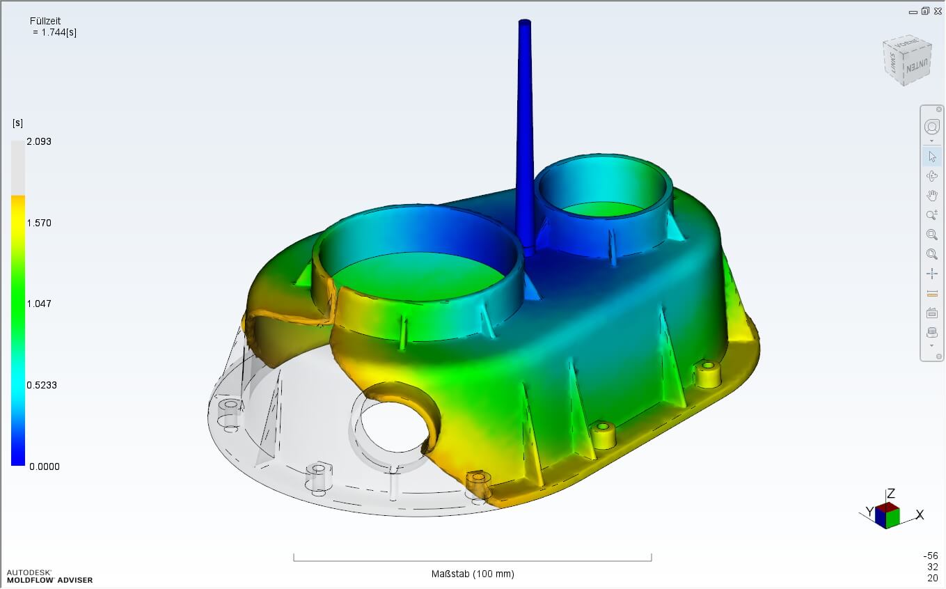 CAD molde automotriz